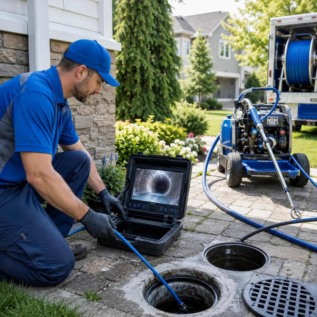 Outdoor drain cleaning professionals serving Freedom, IN